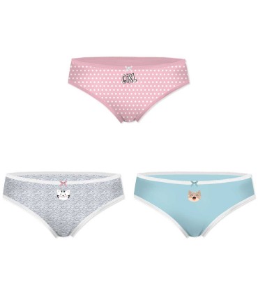 Braguitas Niña Gatitos Spookies 3 Unidades