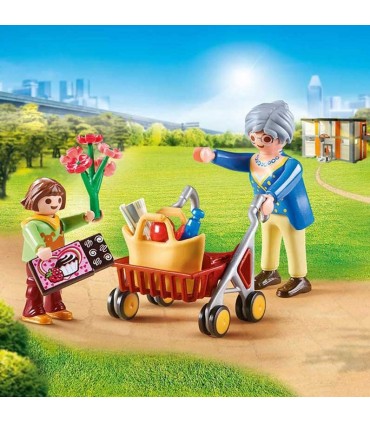 Abuela con Niña Playmobil 70194