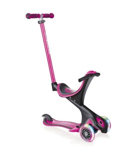 Patinete Globber GO.UP Comfort Rosa modo ride-on