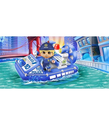 Lancha Policía PinyPon Action
