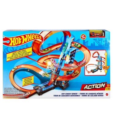 Hot Wheels Torre Choques en el Aire