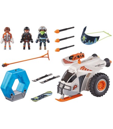 Playmobil 70231 Spy Team Planeador de Nieve