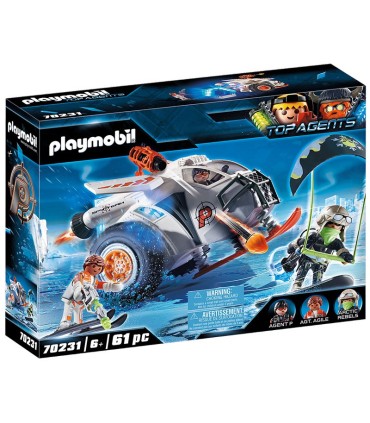 Playmobil 70231 Spy Team Planeador de Nieve