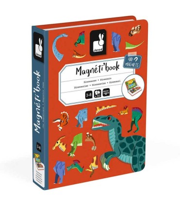 Libro Magnético Dinosaurios Janod
