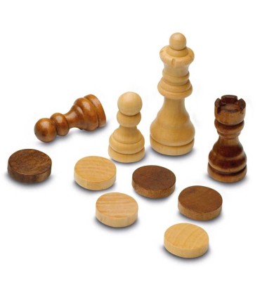 Juego Ajedrez-Damas-Backgammon 3 en 1 Cayro