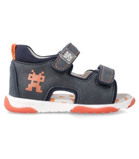 Sandalia Garvalín Azul Marino