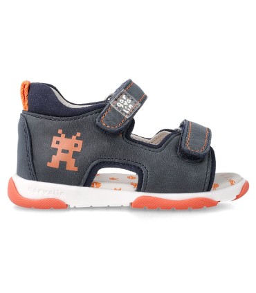 Sandalia Garvalín Azul Marino