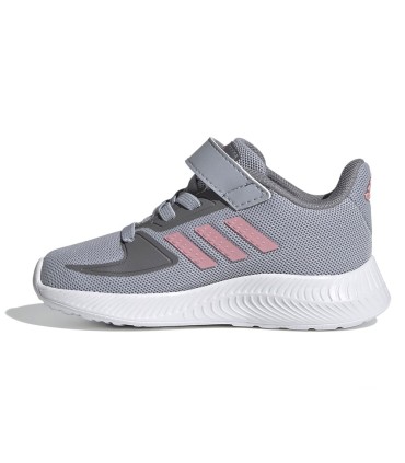 Deportiva Adidas Runfalcon 2.0 Gris Infantil