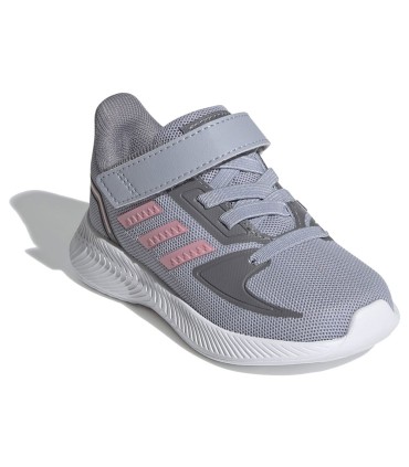 Deportiva Adidas Runfalcon 2.0 Gris Infantil