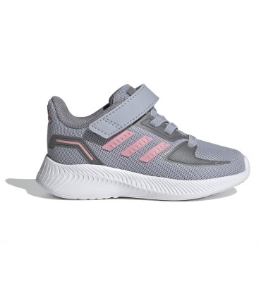 Deportiva Adidas Runfalcon 2.0 Gris Infantil