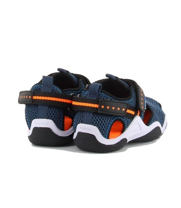 Sandalia Geox Wader Azul Naranja