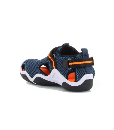 Sandalia Geox Wader Azul Naranja