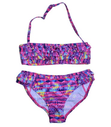 Bikini Kangry  Fucsia con Volantes