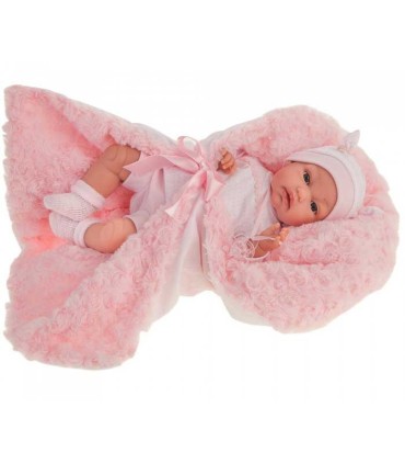 Recién Nacido Baby Toneta Arrullo Rosa Muñecas Antonio Juan
