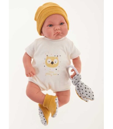 Recién Nacido Nico Manta Mostaza