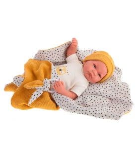 Recién Nacido Nico Manta Mostaza