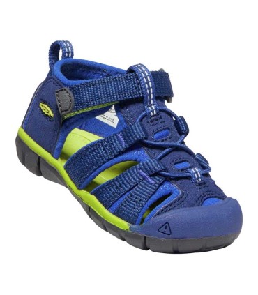 Sandalia Keen Seacamp II CNX Blue Depths Chartreuse Infantil