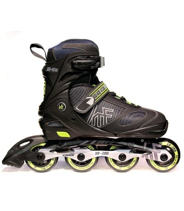 Patín KRF en Línea Ajustable XR-280 Negro/Lima