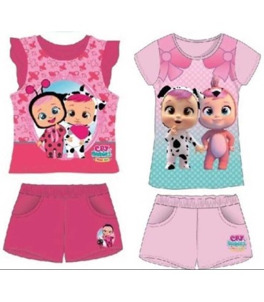 Conjunto manga corta Cry Babies