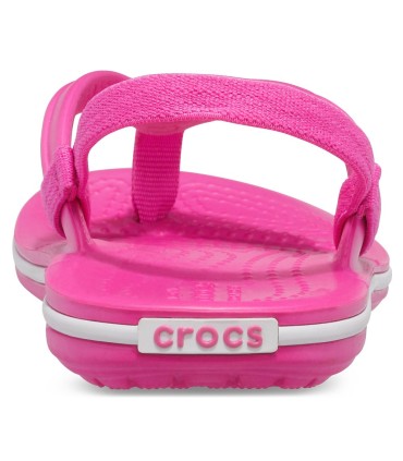 Chancla Crocs Crocband Strap Flip Electric Pink
