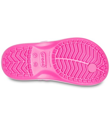 Chancla Crocs Crocband Strap Flip Electric Pink
