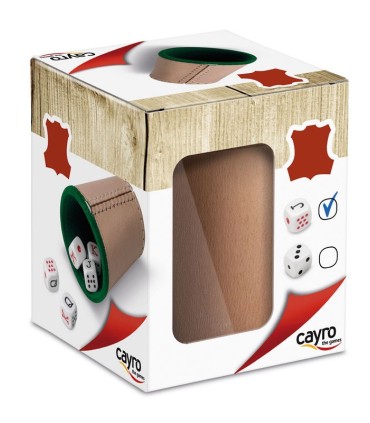 Dados Póker con cubilete forrado