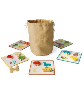 Memory Touch Juego de Reconocimiento Táctil Janod