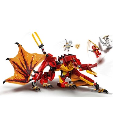 Ataque del Dragón de Fuego Lego Ninjago 71753