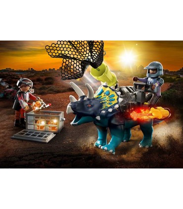 Triceratops: Disturbios Por Las Piedras Playmobil 70627