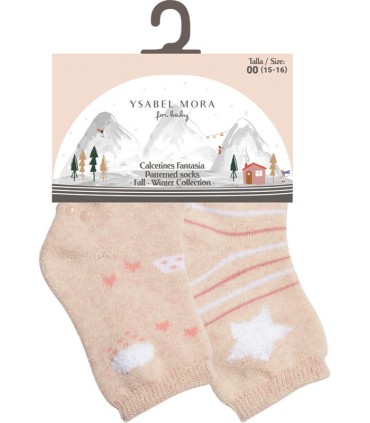 Calcetín Bebé Antideslizante Ysabel Mora Pack 2
