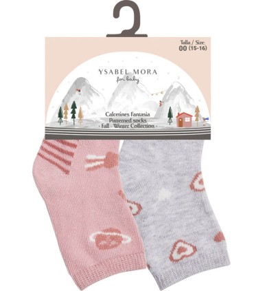 Calcetín Bebé Ysabel Mora Pack 2
