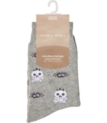 Calcetín Térmico Antideslizante Calaveras Ysabel Mora
