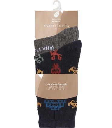 Calcetines Ysabel Mora Marcianitos Pack de 2