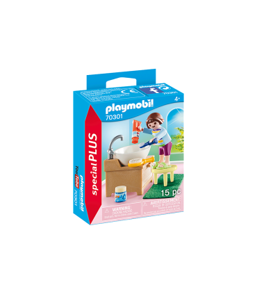 Niña con Lavabo Playmobil 70301