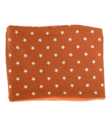 Braga de Cuello con Coralina Naranja y Estrellas