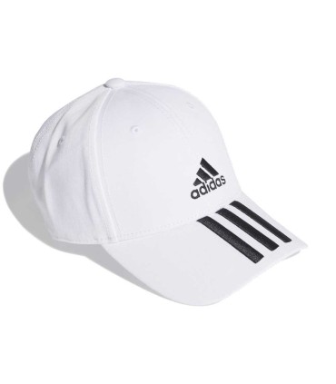 Adidas Gorra Baseball Blanco/Negro Tres Bandas