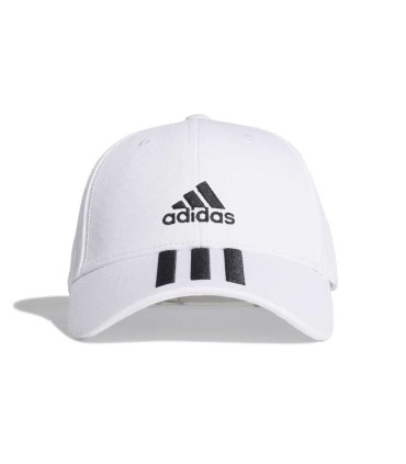 Adidas Gorra Baseball Blanco/Negro Tres Bandas