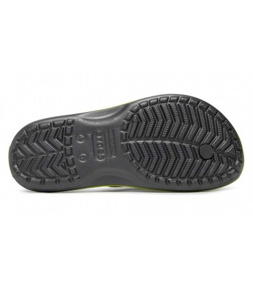 Chancla Crocs Crocband Flip Graphite/Volt Green