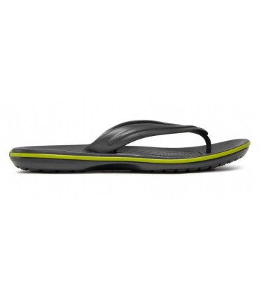 Chancla Crocs Crocband Flip Graphite/Volt Green