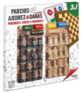 Tablero Parchís Ajedrez Damas