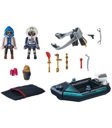 Persecución Policial con Mochila Propulsora Playmobil 70782