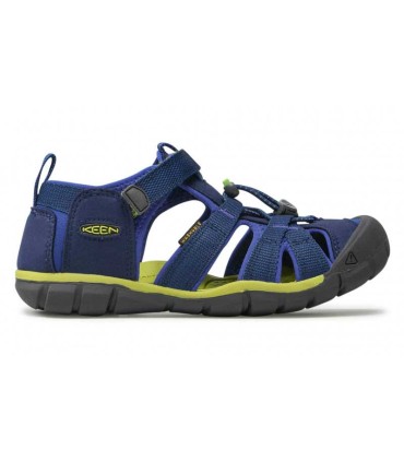 Sandalia Keen Seacamp II CNX Blue Depths Chartreuse