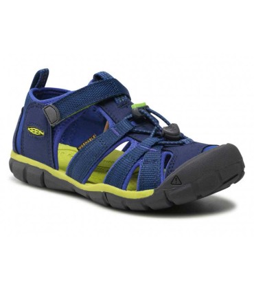 Sandalia Keen Seacamp II CNX Blue Depths Chartreuse