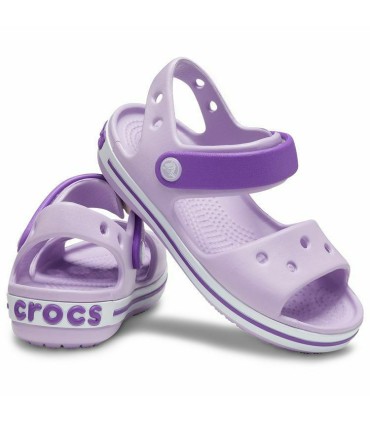 Sandalia Crocs Crocband Lavender/Neón Purple