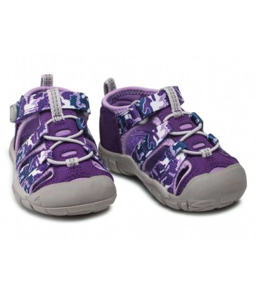 Sandalia Keen Seacamp II CNX Camo / Tillandsia Purple Infantil