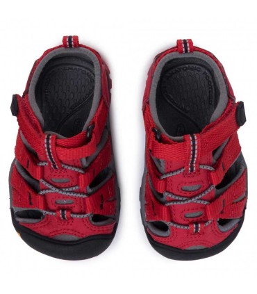 Sandalia Keen Seacamp II CNX Racing Red/ Gargoyle Infantil