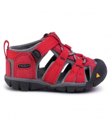 Sandalia Keen Seacamp II CNX Racing Red/ Gargoyle Infantil