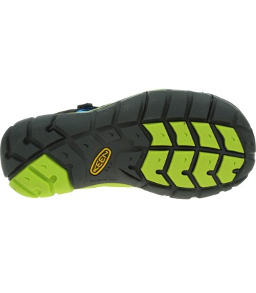 Sandalia Keen Seacamp II CNX Negro - Azul Brillante