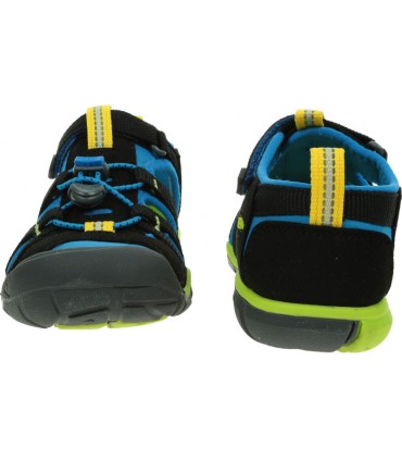 Sandalia Keen Seacamp II CNX Negro - Azul Brillante