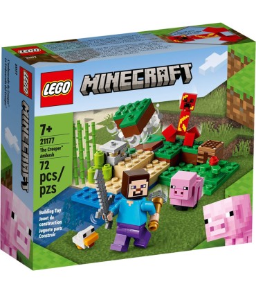 La Emboscada del Creeper Lego Minecraft 21177
